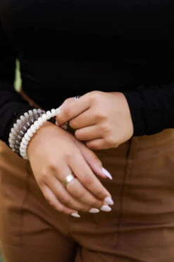 Hair Tie Pack Large -Occasionally Yours teleties hair tie pack large toasted 4