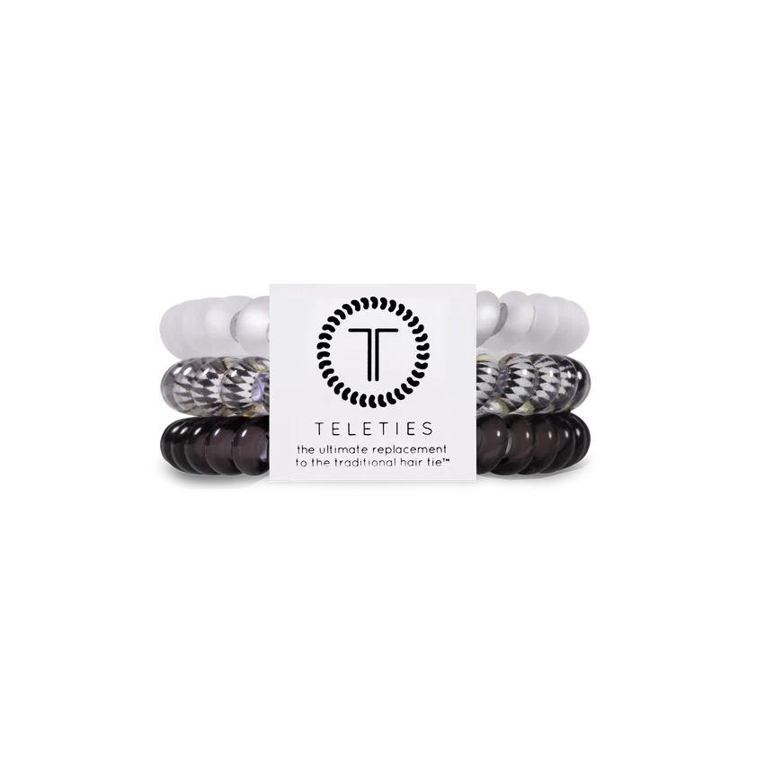 Hair Tie Pack Hair Tie Pack -Occasionally Yours teleties hair tie pack small silver flames 1