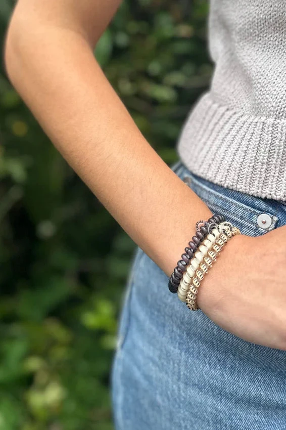 Hair Tie Pack Hair Tie Pack -Occasionally Yours teleties hair tie pack small silver flames 5