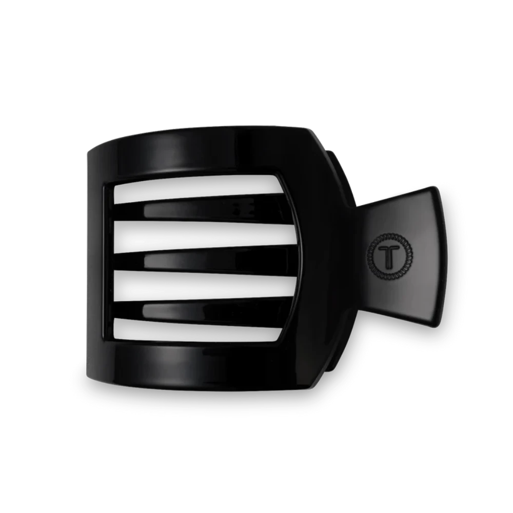 Medium Square Flat Hair Clip Medium Square Flat Hair Clip -Occasionally Yours teleties jet black medium flat square clip medium hair clip 1