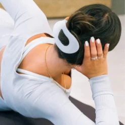 Coconut White - Large Flat Hair Clip -Occasionally Yours teleties large flat round clip coconut white 04