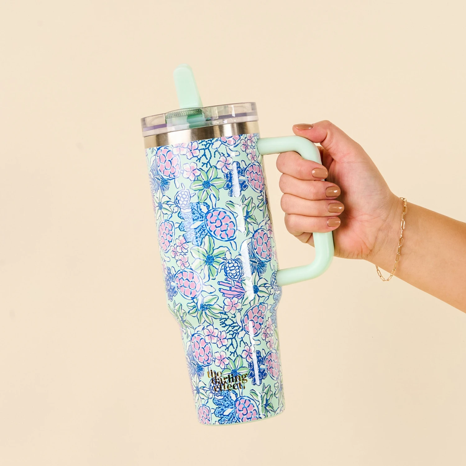Lifestyle Flip Straw Tumbler Lifestyle Flip Straw Tumbler -Occasionally Yours the darling effect lifestyle flip straw tumbler 40 oz coastal cove 2