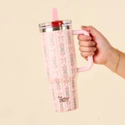 Lifestyle Flip Straw Tumbler 11 Lifestyle Flip Straw Tumbler -Occasionally Yours the darling effect lifestyle flip straw tumbler 40 oz oh so fancy pink 2