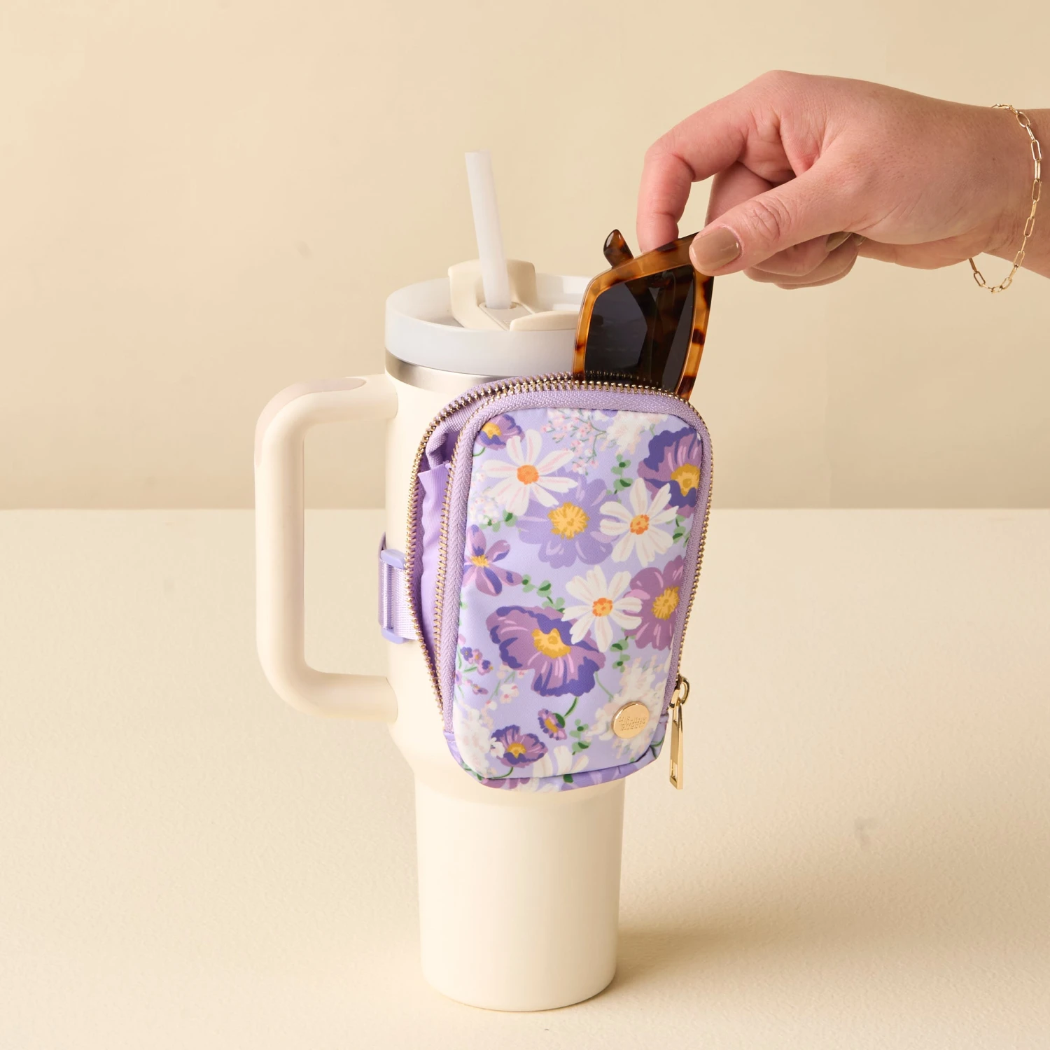 Tumbler Fanny Pack Tumbler Fanny Pack -Occasionally Yours the darling effect tumbler fanny pack bouquet beauty purple 2