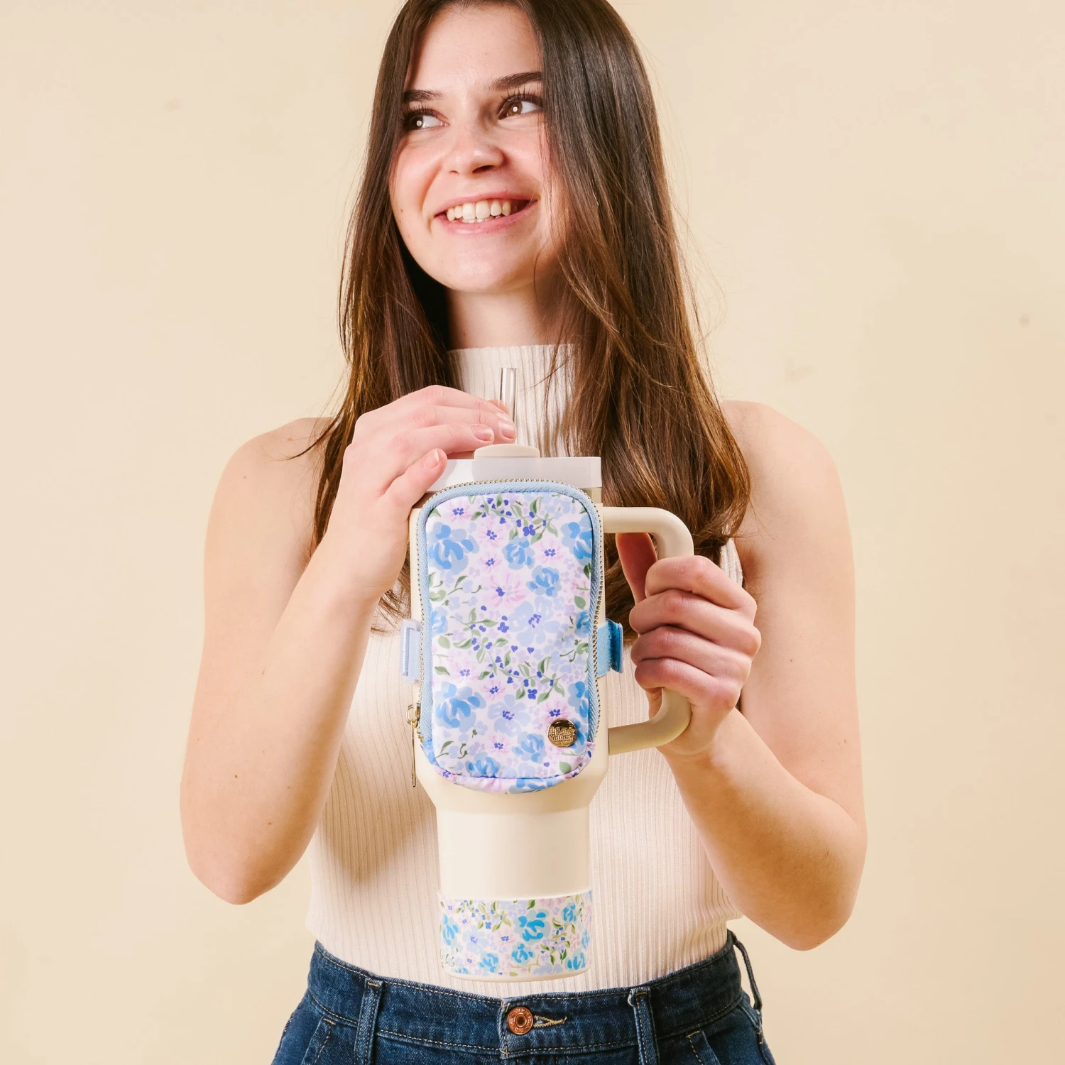 Tumbler Silicone Boot Tumbler Silicone Boot -Occasionally Yours the darling effect tumbler silicone boot secret garden blue 2