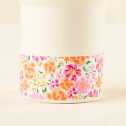 Tumbler Silicone Boot -Occasionally Yours the darling effect tumbler silicone boot secret garden pink 1