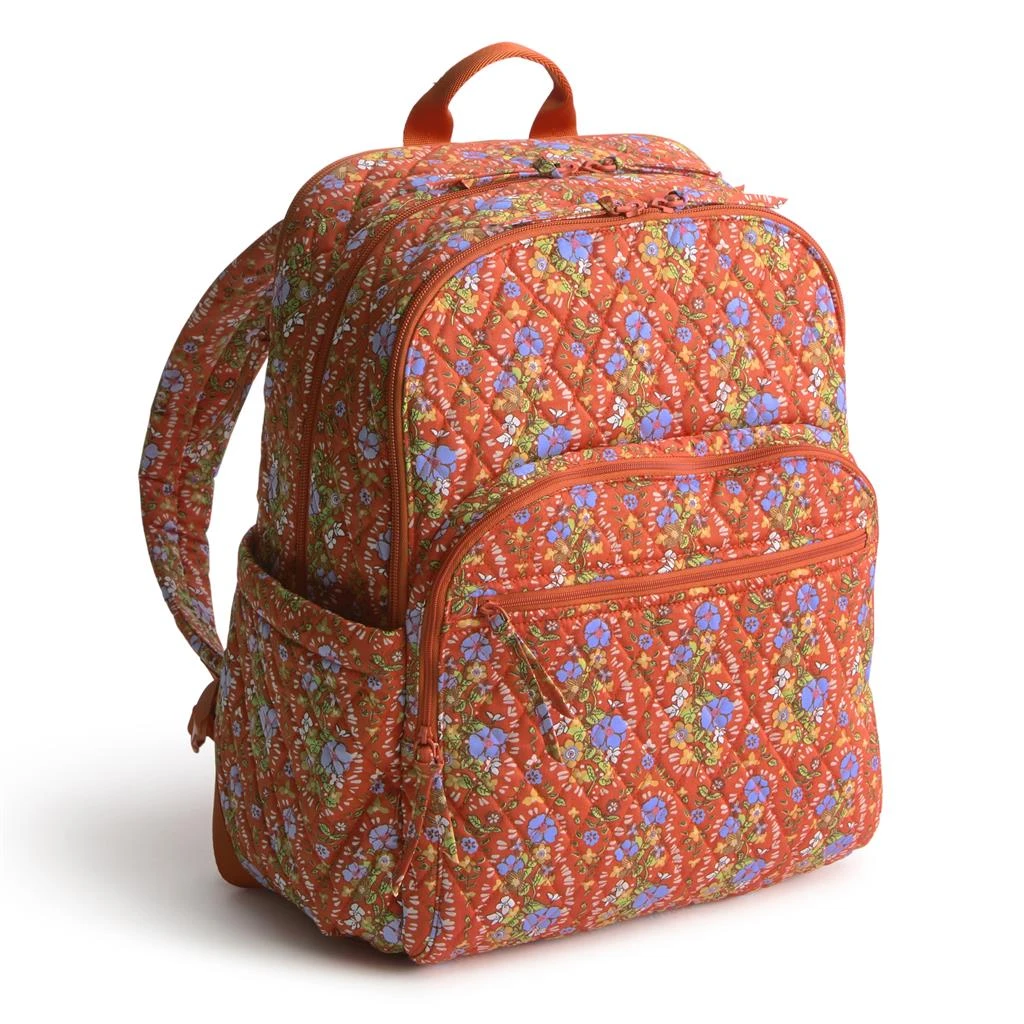 Large Bancroft Backpack - Premium Cotton Vera Bradley Large Bancroft Backpack - Premium Cotton -Occasionally Yours vb large bancroft backpack garden paisley 1