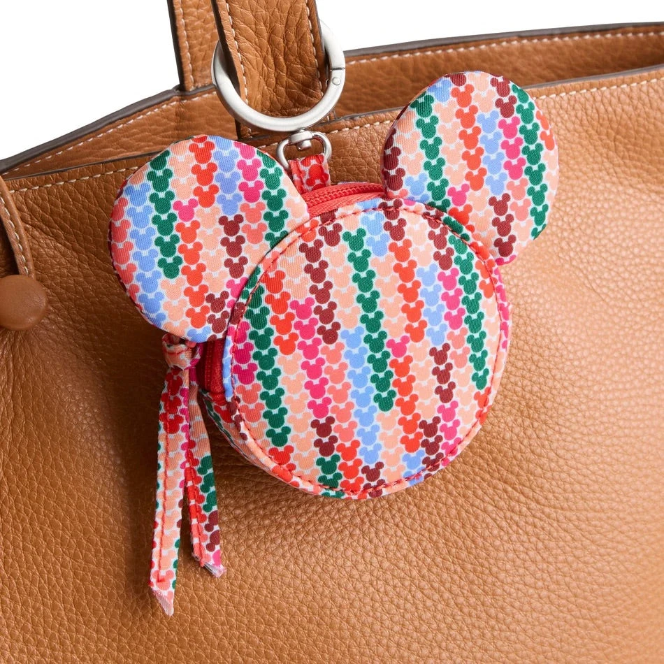 Mickey Mouse Zip Bag Charm Vera Bradley Mickey Mouse Zip Bag Charm -Occasionally Yours vb mickey mouse zip bag charm mickey meadow stripe 2
