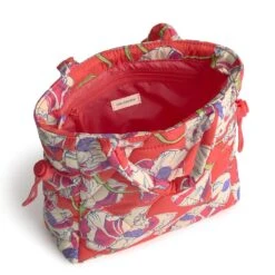 Vera Bradley Mini Original Tote 5 Vera Bradley Mini Original Tote -Occasionally Yours vb mini og tote featherweight swirling poppies 2