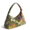 Vera Bradley Roxbury Crescent Shoulder Bag 2 Vera Bradley Roxbury Crescent Shoulder Bag -Occasionally Yours vb roxbury crescent shoulder bag premium cotton meadow bouquet 1