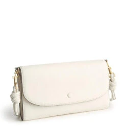 Vera Bradley Wildwood Wallet Crossbody - Leather -Occasionally Yours vb wildwood wallet crossbody leather cottage cream 1