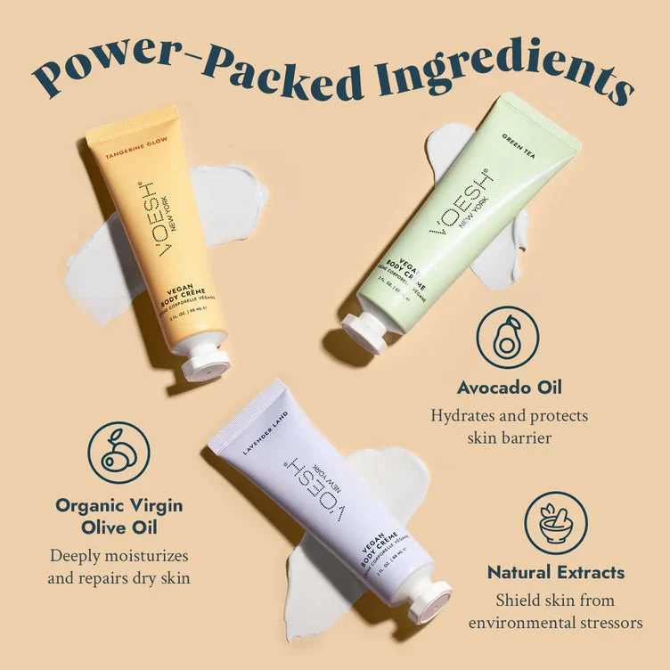 Vegan Body Creme Trio Vegan Body Creme Trio -Occasionally Yours veganhandcremetrio 6
