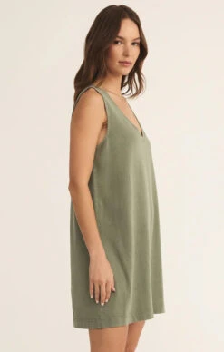 Sloane V-Neck Mini Dress 10 Sloane V-Neck Mini Dress -Occasionally Yours z supply sloane v neck mini dress avocado 3