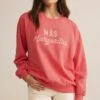 Margs Sunday Sweatshirt 2 Margs Sunday Sweatshirt -Occasionally Yours z supply sunday margs sweatshirt sunset pink 1