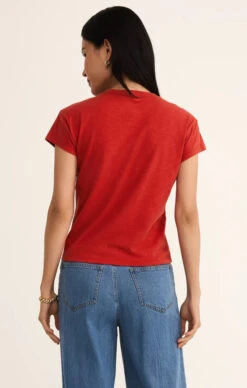 Occasionally Yours -Occasionally Yours zsupply modern slub tee cabana red 2
